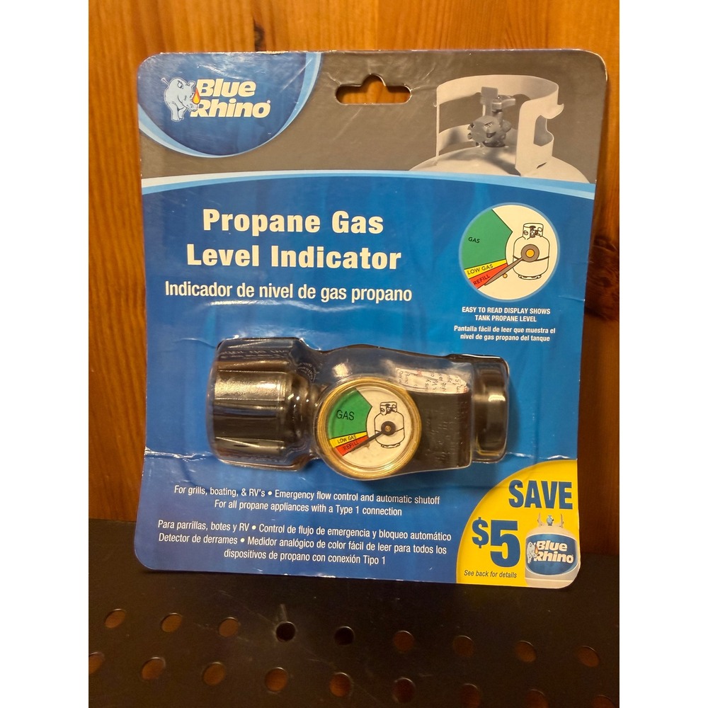Blue Rhino Propane Gas Level Indicator Gauge Type 1 connection New Sealed
